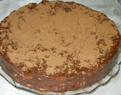 Torta de Biscoito e Chocolate